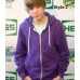 Justin Bieber Pullover Purple Hoodie